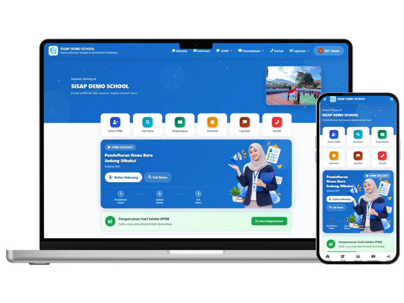 Screenshot Homepage Platform SISAP — SISAP