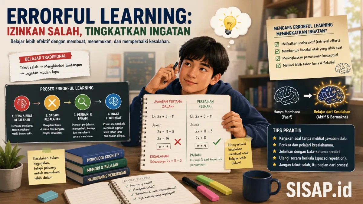 Errorful Learning: Izinkan Salah, Tingkatkan Ingatan