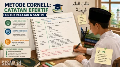 Metode Cornell: Catatan Efektif untuk Pelajar & Santri